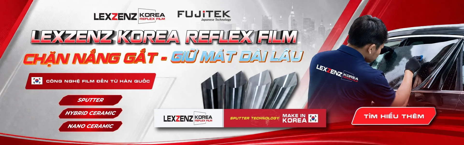 lexzenz cung cấp film cách nhiệt ô tô